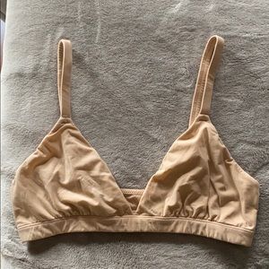 Skims cotton triangle bralette